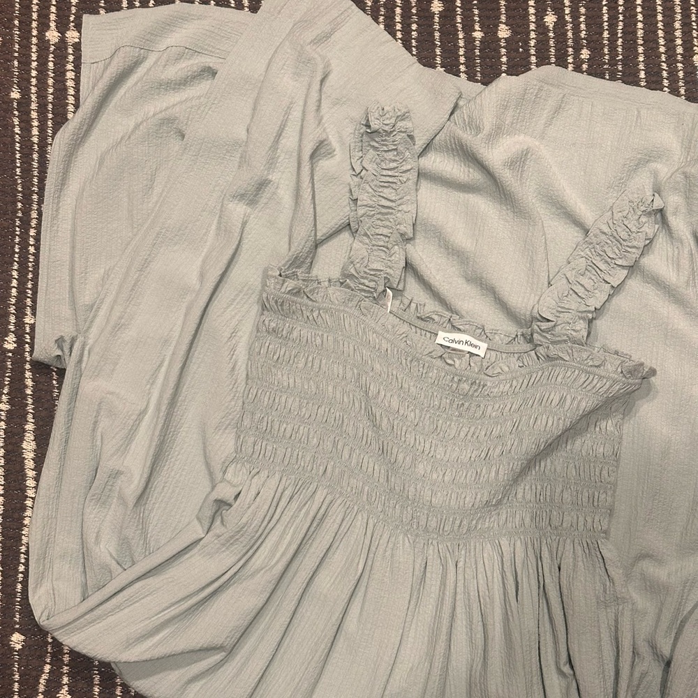 Calvin Klein maxi dress (Mint/sage green)